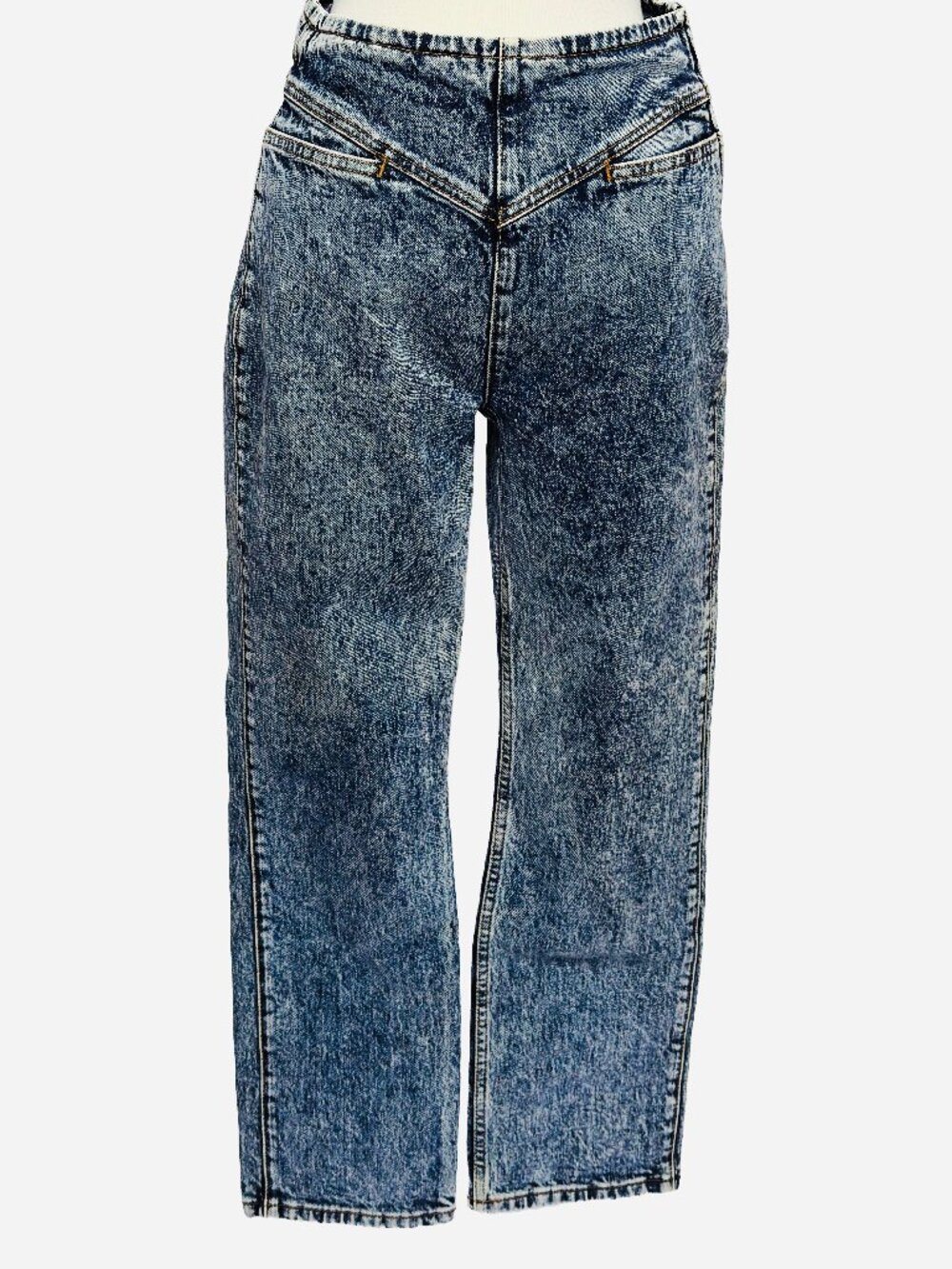 & Other Stories Tapered Acid Wash Jeans Size 28